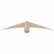 Ekena Millwork Bellingham Smooth Timber Gable Bracket, Douglas Fir, 60"W x 10"H x 5 1/2"D x 5 1/2"F, 4/12 Pitch GBW060X10X0606BEL00SDF - alternate 1